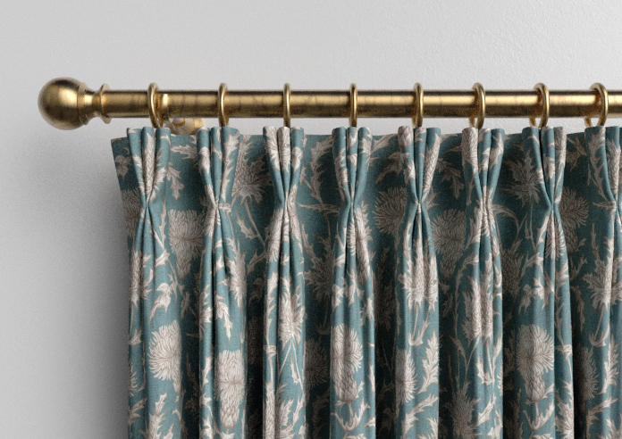 Carlina, Teal - Made to Measure Curtains - Image 11